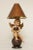 High Quality Vintage Carved Resin Table Lamp with Hand Painted Angel