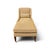 Councill Furniture Early 20th Century Councill Furniture Mid-Century Modern Neoclassical Chaise Lounge With Carved Mahogany Legs and Brass Casters For Sale - Image 4 of 11