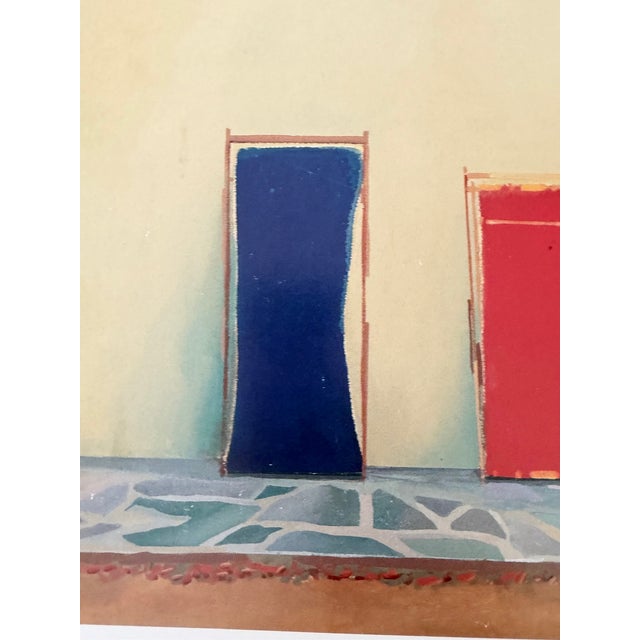 Early 21st Century David Hockney, Two Deckchairs, Calvi, 1972, Print For Sale - Image 5 of 11