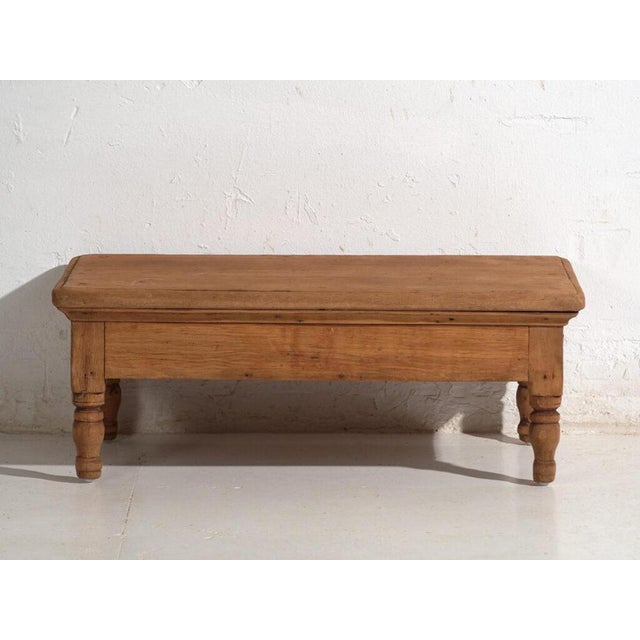 Antique Pine Low Table For Sale - Image 6 of 10