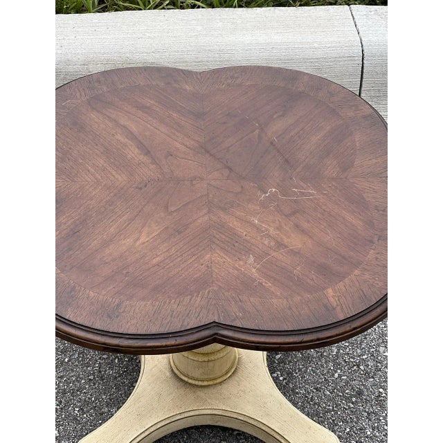 Vintage Drexel Heritage French Country Quatrefoil End Tables For Sale In Orlando - Image 6 of 9