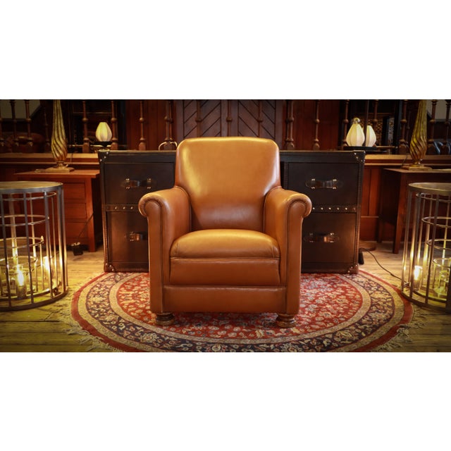 Tetrad Princess Leather Club Chair, 2010s For Sale - Image 17 of 18