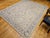 Turkish Vintage Turkish Oushak Room Size Rug, Hand-Knotted Wool, Ivory, Blue, 8' x 10' For Sale - Image 3 of 16