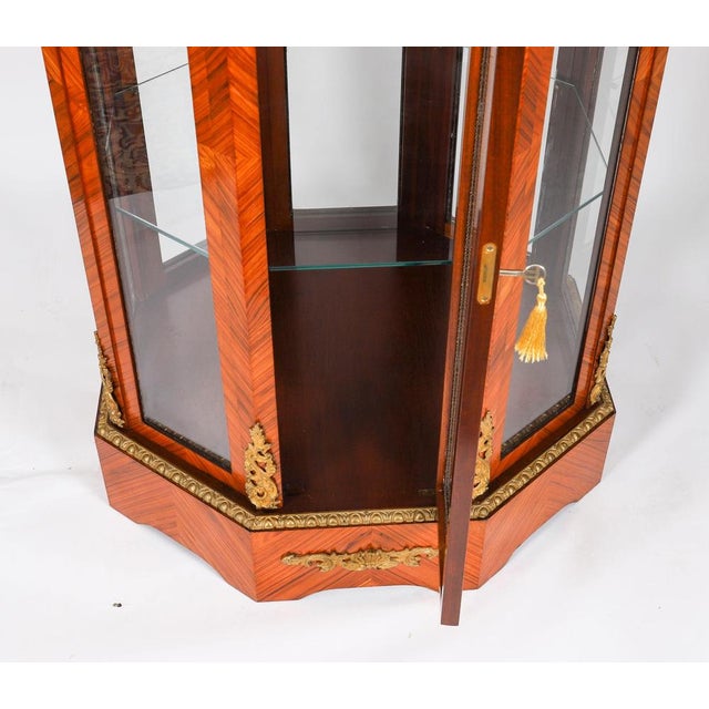 Antique Octagonal Display Cabinet Jardiniere, 1920s For Sale - Image 12 of 16