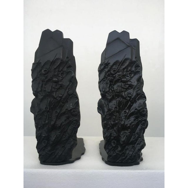 Postmodern Bronze Abstract Sculptures by Graziano Pompili, Italy, 1980s, Set of 2 For Sale - Image 17 of 18