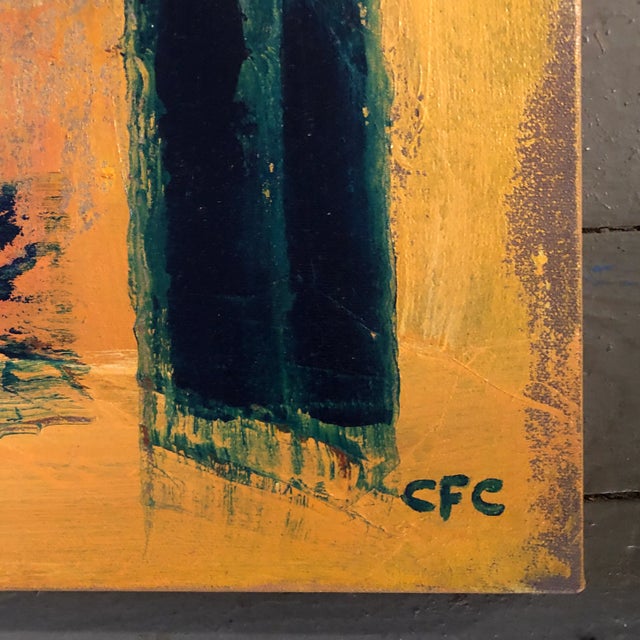 Original painting on stretched canvas 18 x 24 unframed initialed lower right