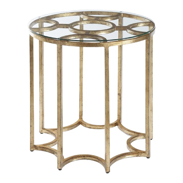 Lisette Side Table - Gold For Sale