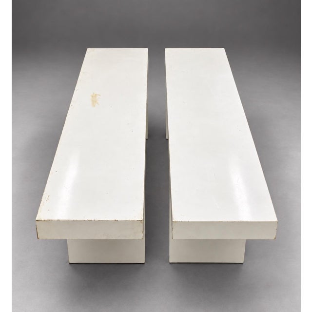 1960s Mid-Century Modern Metal Benches For Sale - Image 5 of 12