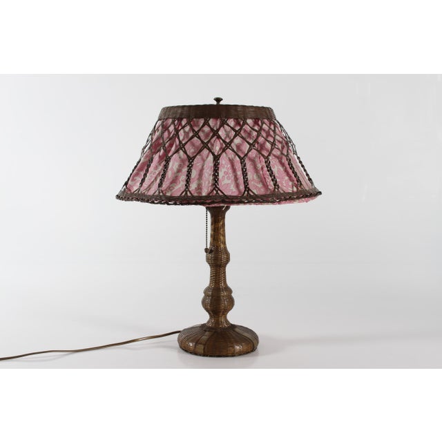 Arts and Crafts Pull Chain Table Lamp, 1930s For Sale - Image 10 of 10