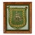 Antique English Firescreen Burl Wool Frame For Sale