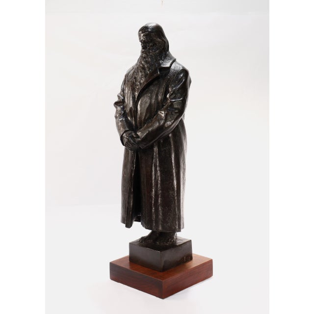 Elder, a Full Figure Male Bronze Sculpture by Julia Levitina For Sale - Image 11 of 16