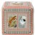 Contemporary Cube Ottoman in Fauna Multi For Sale - Image 3 of 6