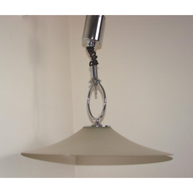 Silver Vintage Helestra Pendant Lamp, Germany, 1970s For Sale - Image 8 of 9