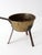 Antique Brass and Iron Three-Legged Hearth Cooking Pan For Sale - Image 11 of 16
