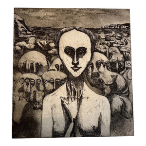 Igor Novikov Surrealist Etching - Signed & Numbered 46/200 - Dated 1980