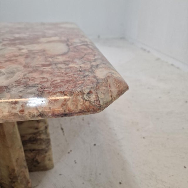 Italian Marble Coffee Table, 1980s For Sale - Image 15 of 16