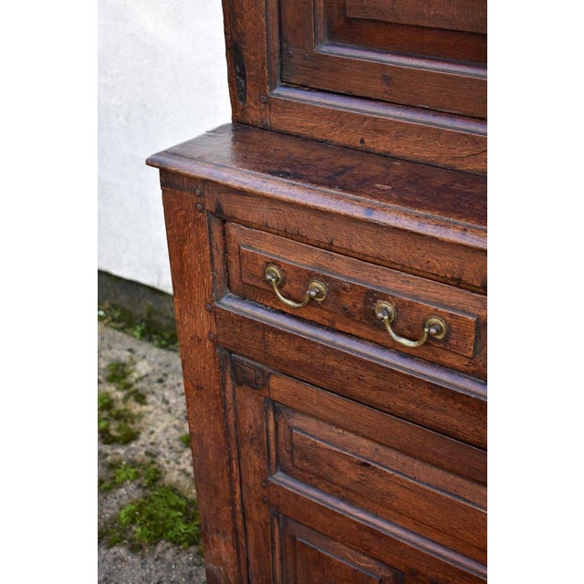 Antique Welsh Oak Cabinet, 1730 For Sale - Image 9 of 10