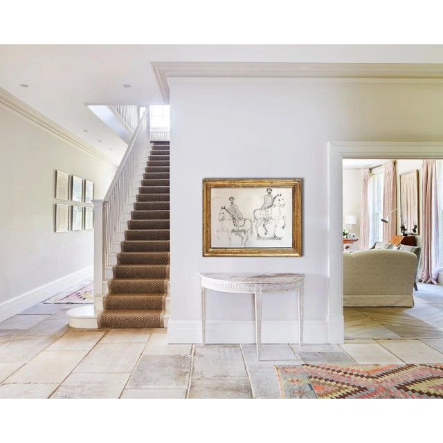 Charcoal drawing on archival, 100% cotton paper by Dutch contemporary artist and art teacher Rubins J. Spaans. His...