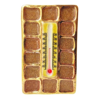 Vintage Thermometer in Ceramic, 1960s For Sale