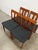 Brown Set of 4 Vintage Vamdrup Stolefabrik Danish Modern Teak Dining Chairs For Sale - Image 8 of 9