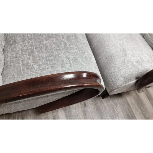 Set of Armchairs by Jindřich Halabala For Sale - Image 9 of 11