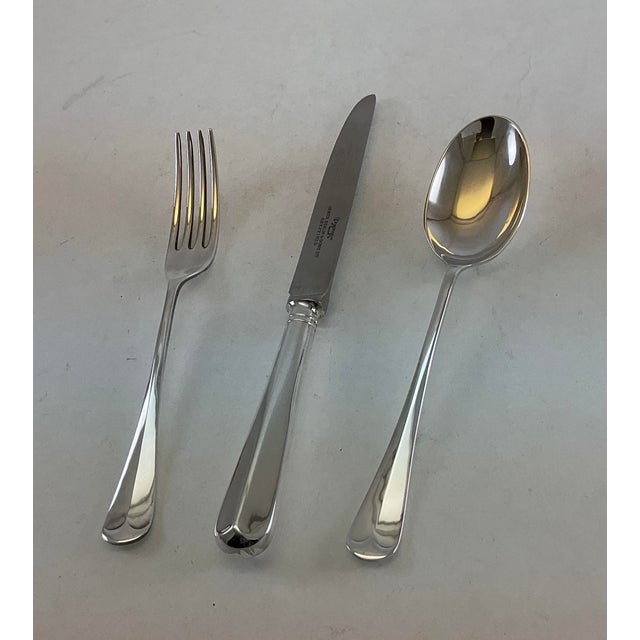 1980s Silver Plated Dessert Spoon, Rattail . For Sale In New York - Image 6 of 14