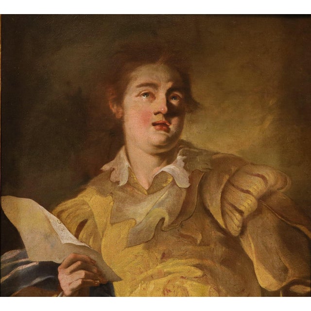 Claude vignon (tours, 1593 – paris, 1670) portrait of a singer in a doublet circa 1625 oil on canvas (105 x 79 cm - framed...