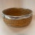 Handwoven Coil Basket With Metal Band 12" For Sale - Image 9 of 9