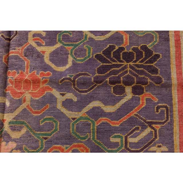 Doris Leslie Blau Antique Chinese Silk Rug For Sale - Image 9 of 9