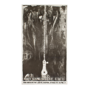1966 Risd Museum of Art Poster by Jasper Johns