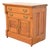 Antique Victorian Carved Oak Commode or Bar Cabinet, Circa 1890s For Sale