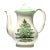 1980s Spode “Christmas Tree” Ceramic Coffee Pot & Lid For Sale