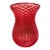 Vintage Fenton Ruby Red Hobnail Glass Vase – 7.5” – Beautiful Condition For Sale