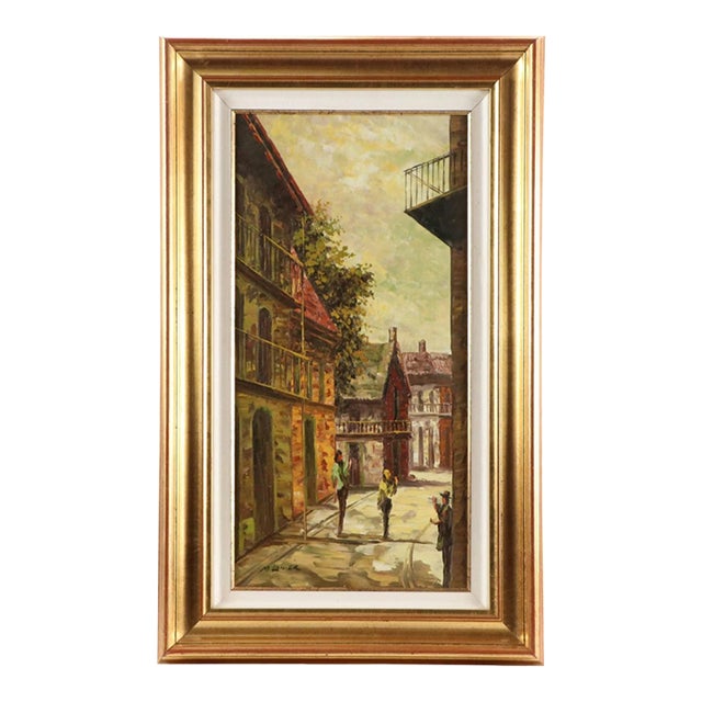 Original Oil Painting Late 20th Century For Sale