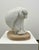 Rustic Substantial Hand-Carved Marble Owl Sculpture by Frank McGuire, Taos, New Mexico For Sale - Image 3 of 11