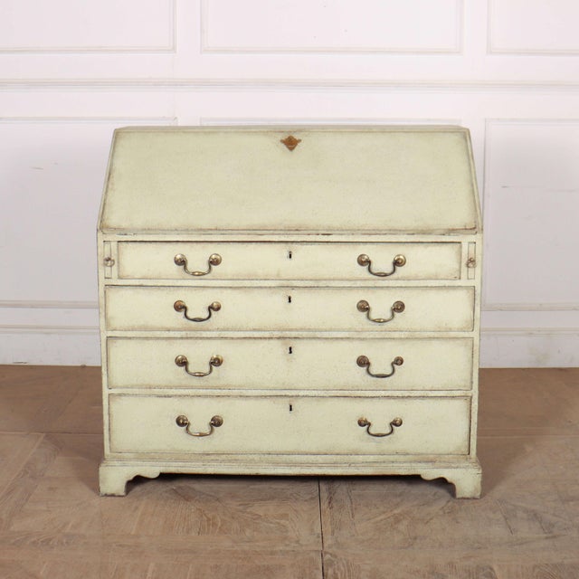 English Painted Bureau, 18th Century For Sale - Image 5 of 13