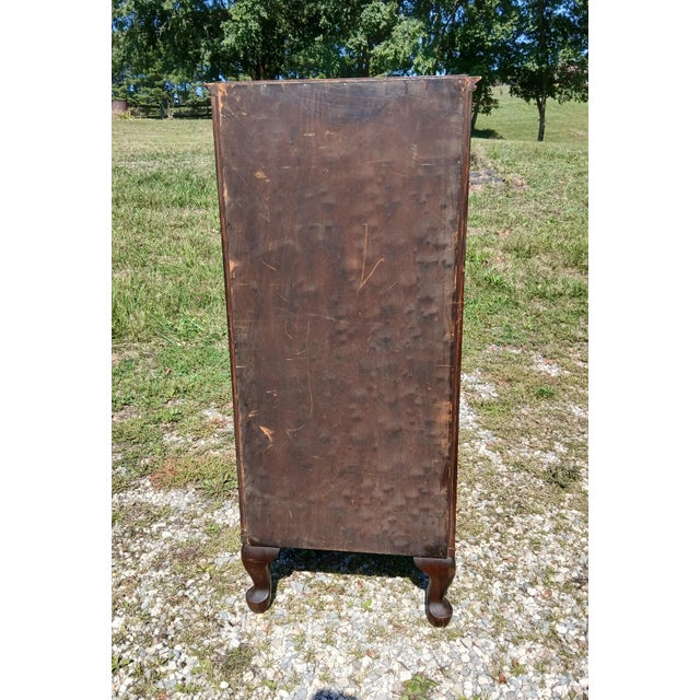 Antique Mahogany Sheet Music Cabinet Stradivara 1930s Era For Sale - Image 18 of 18