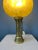 Vintage Art Deco Glass Lamp with Bronze Base For Sale - Image 3 of 11