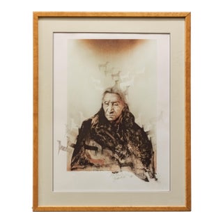 Frank Howell Signed and Numbered Lithograph "Fifty From the Robe" For Sale