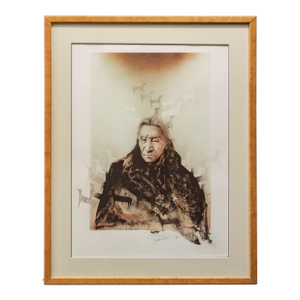 Frank Howell Signed and Numbered Lithograph "Fifty From the Robe"