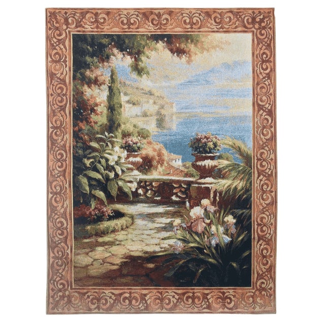 This beautiful tapestry is woven on a jacquard loom by skilled weavers, keeping alive the centuries old tradition of...