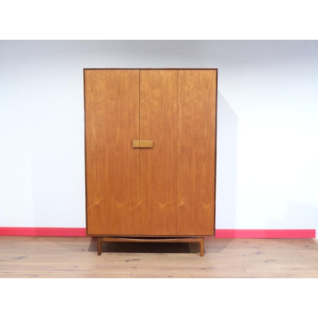 Mid Century Modern Vintage Teak Armoire Wardrobe by G Plan Kofod Larsen For Sale - Image 11 of 13