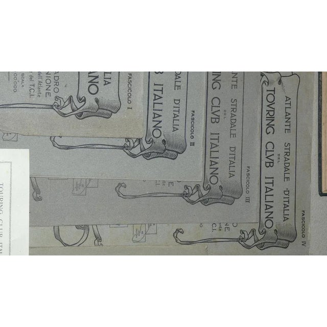 Bond Opera Cartographic, International Atlas of the Italian Touring Club with Dedication by Benito Mussolini, Italy 1927, Set of 9 For Sale - Image 18 of 18