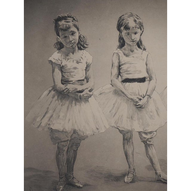 Paul Renouard, Little Dancers, 1893, Original Etching For Sale - Image 6 of 7