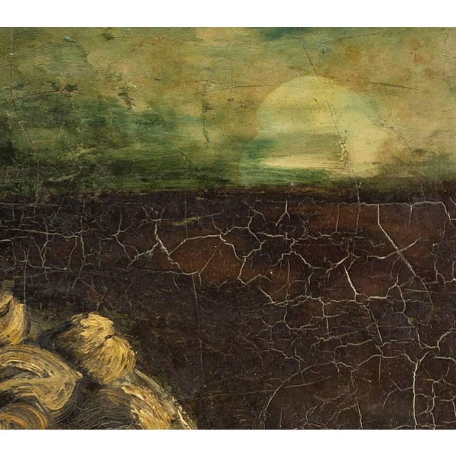 Modern Unknown, Still Life Bowl of Nuts and Fruits Signed Hartigan For Sale - Image 3 of 4