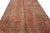 Mid 20th Century Vintage Overdyed Handmade Rust Floral Wool Rug For Sale - Image 5 of 12