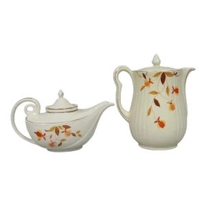 Ceramic Tea & Coffee Pot Set by Hall's