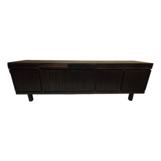 Large Veneered Sideboard, 1980s For Sale