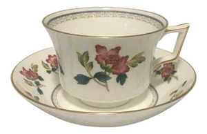 Vintage Wedgewood Chinese Flowers Cup & Saucer Set - Ten Available