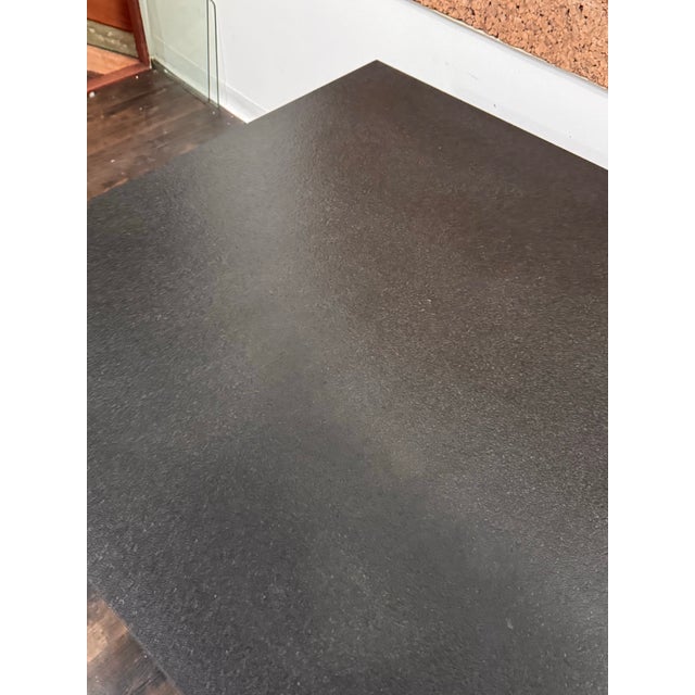 Minimalist Metal Dining Table For Sale - Image 9 of 12